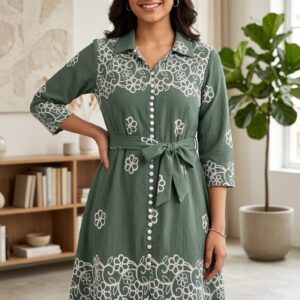 women's floral dress